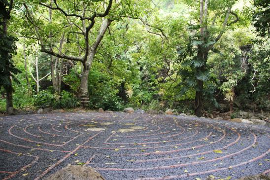 Sacred Garden labyrinth